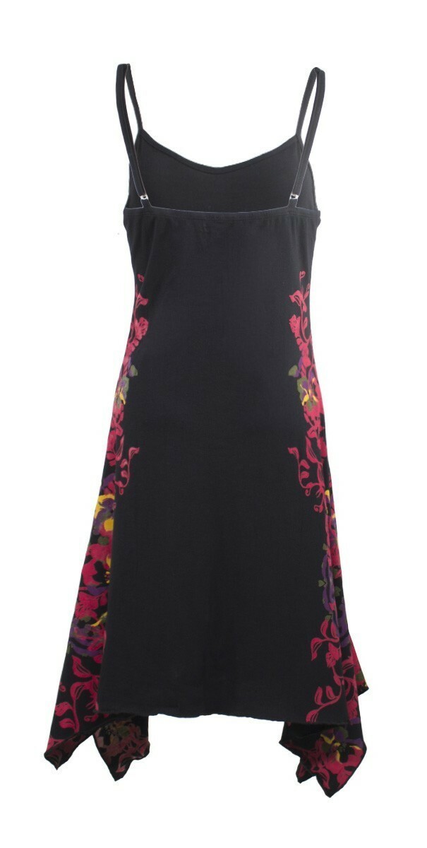 Coline: Asymmetrical Twisted Flower Sundress