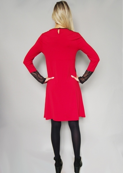 Double Jeu Paris: Liquid Leather & Lace Dress Low Quantity!