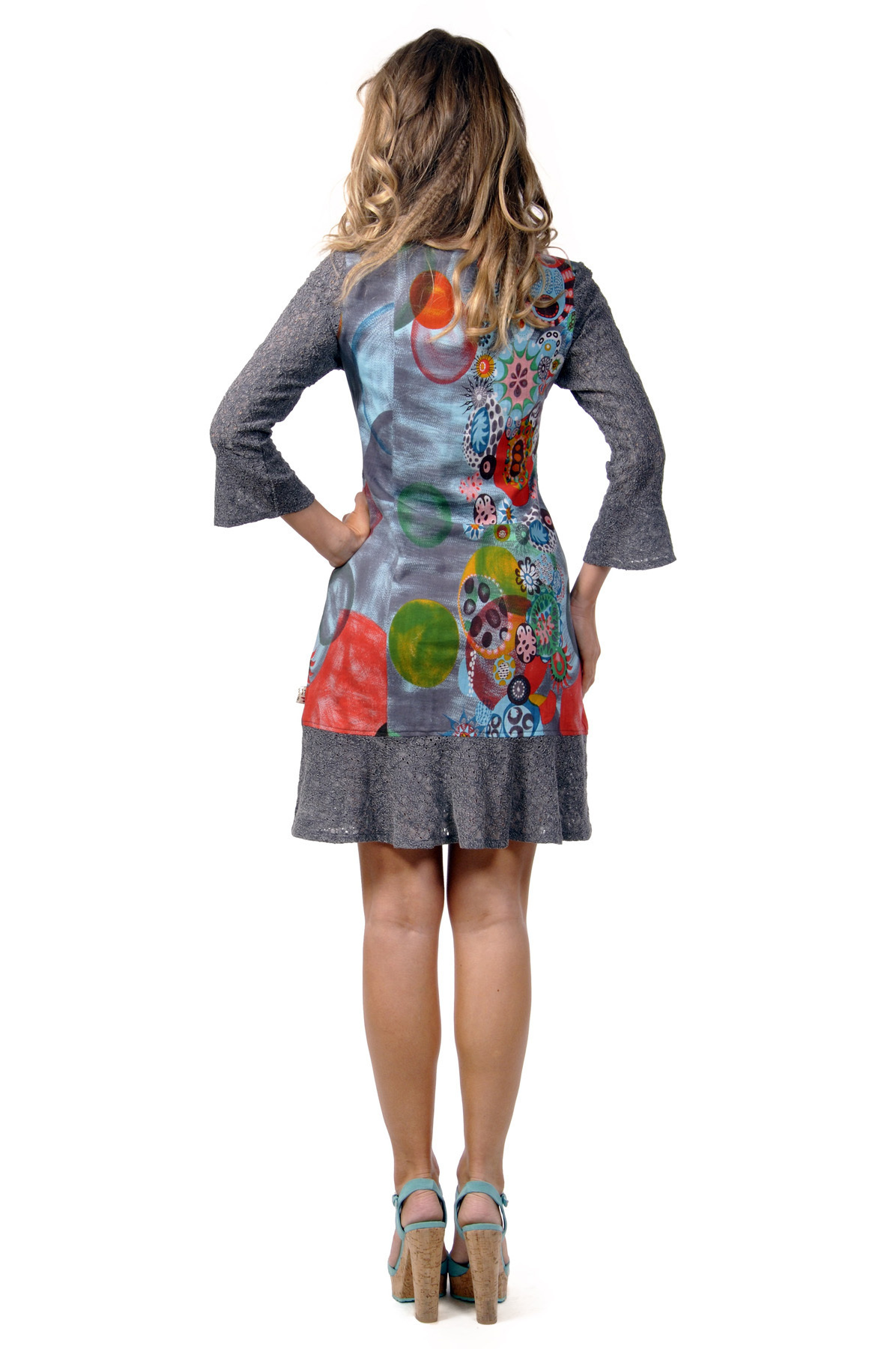 Savage Culture: Arabesque Flower Noa Dress with Tulip Sleeves