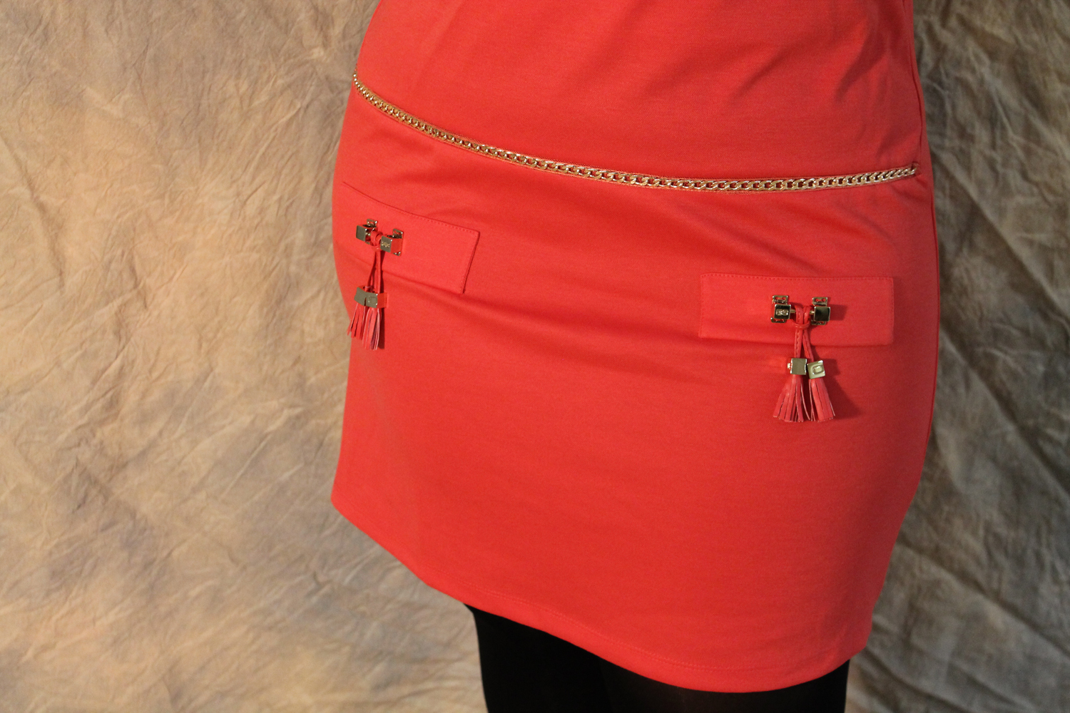 Alain Murati Paris Coral Craze Dress