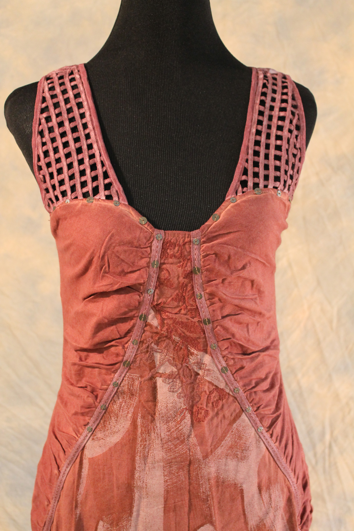 Angels Never Die Bordeaux Mini Dress