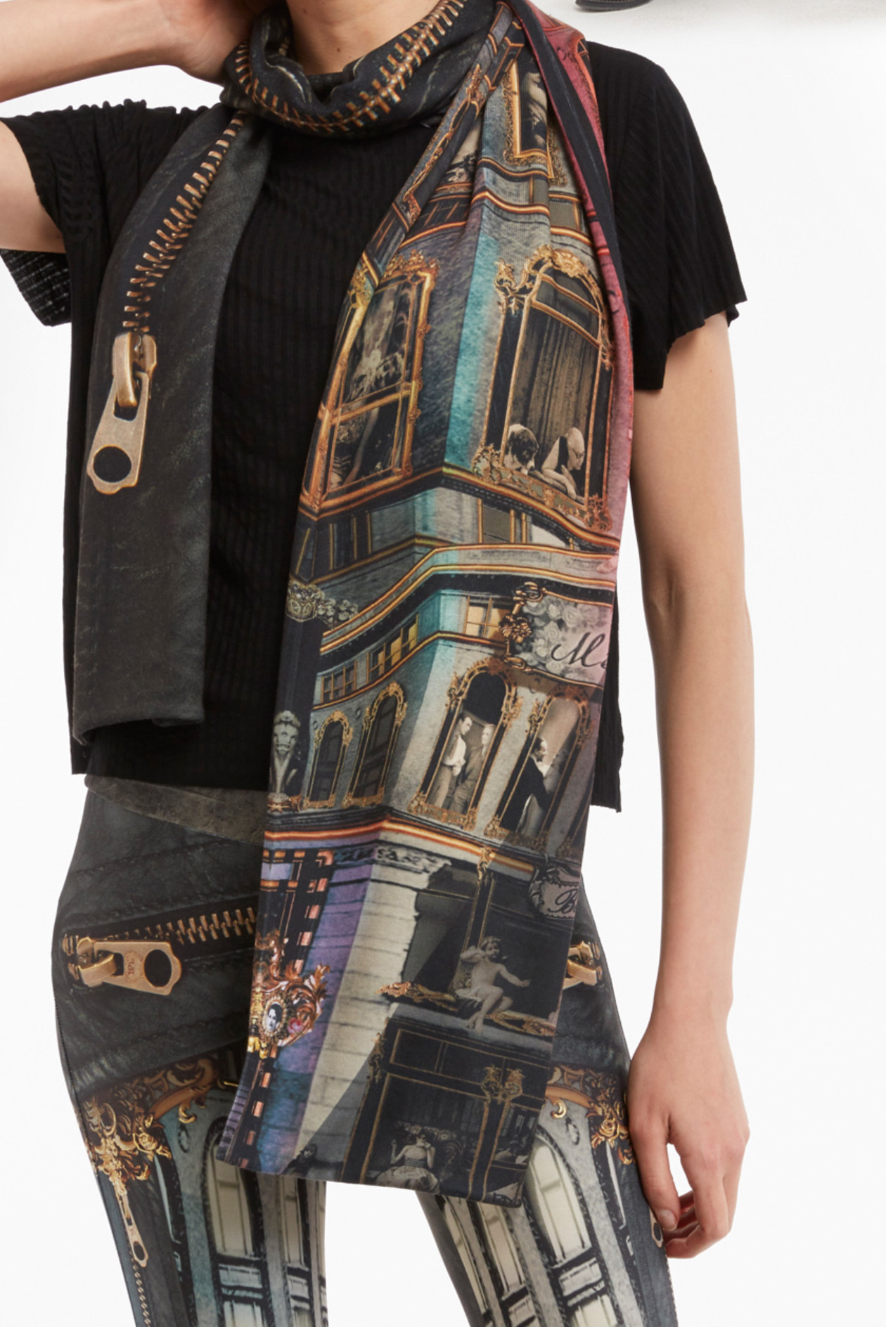IPNG: Biker Chic Let It Snow Illusion Scarf LISSSCA-022