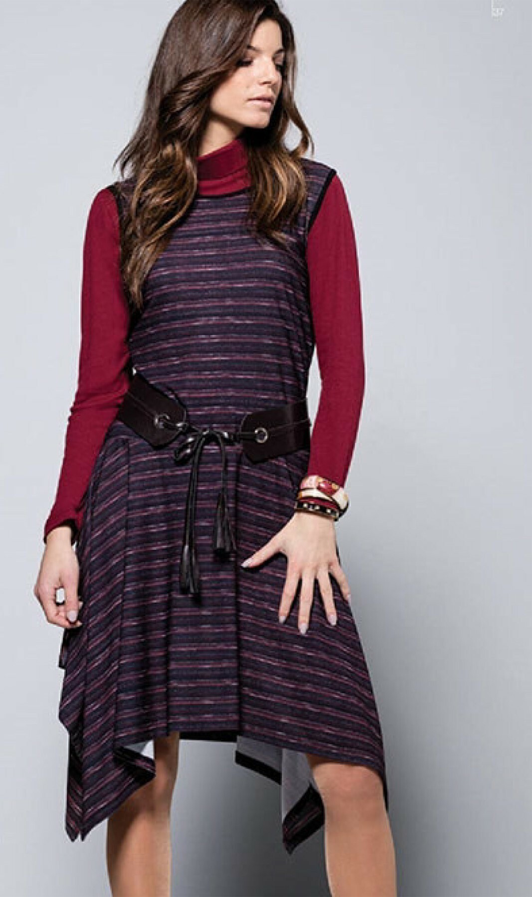 Maloka: Liquid Leather Pom Pom Belt