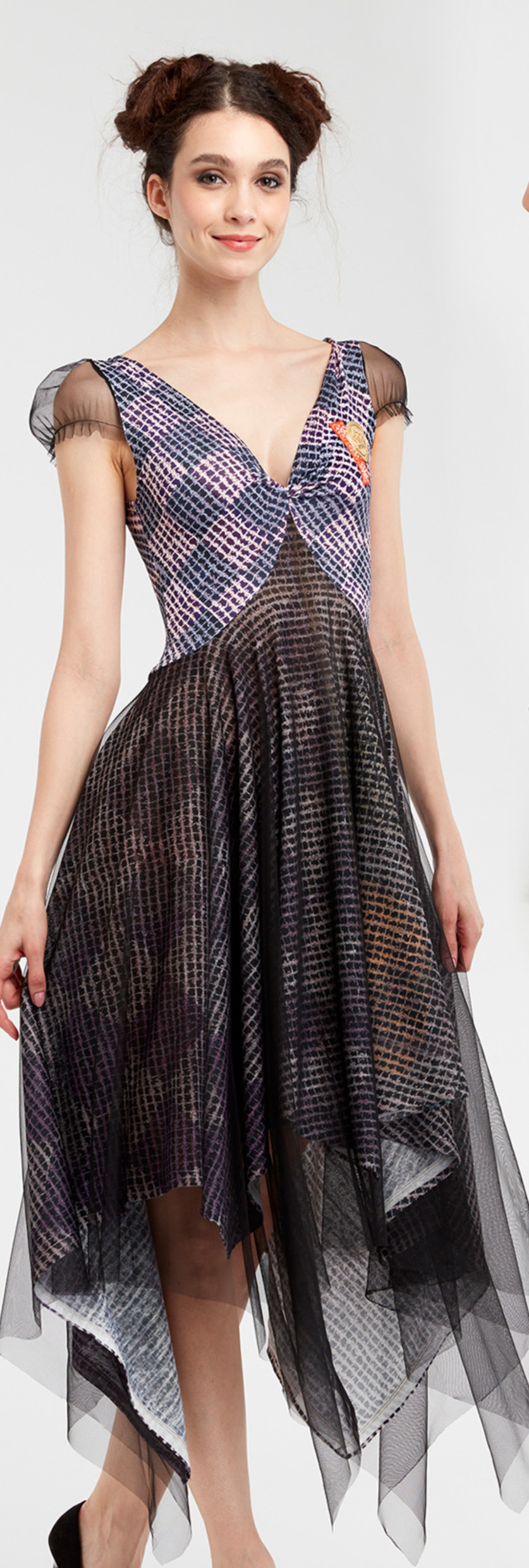 IPNG: Royal Summer Camp Four Corners Sweetheart Midi Dress