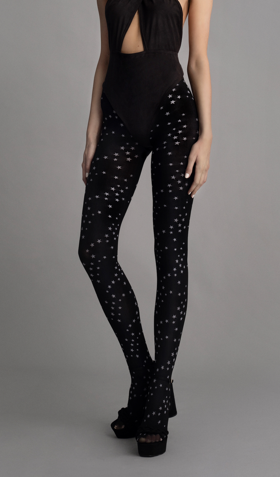Fiore: Sexy Star Gazing Microfibre Opaque Tights