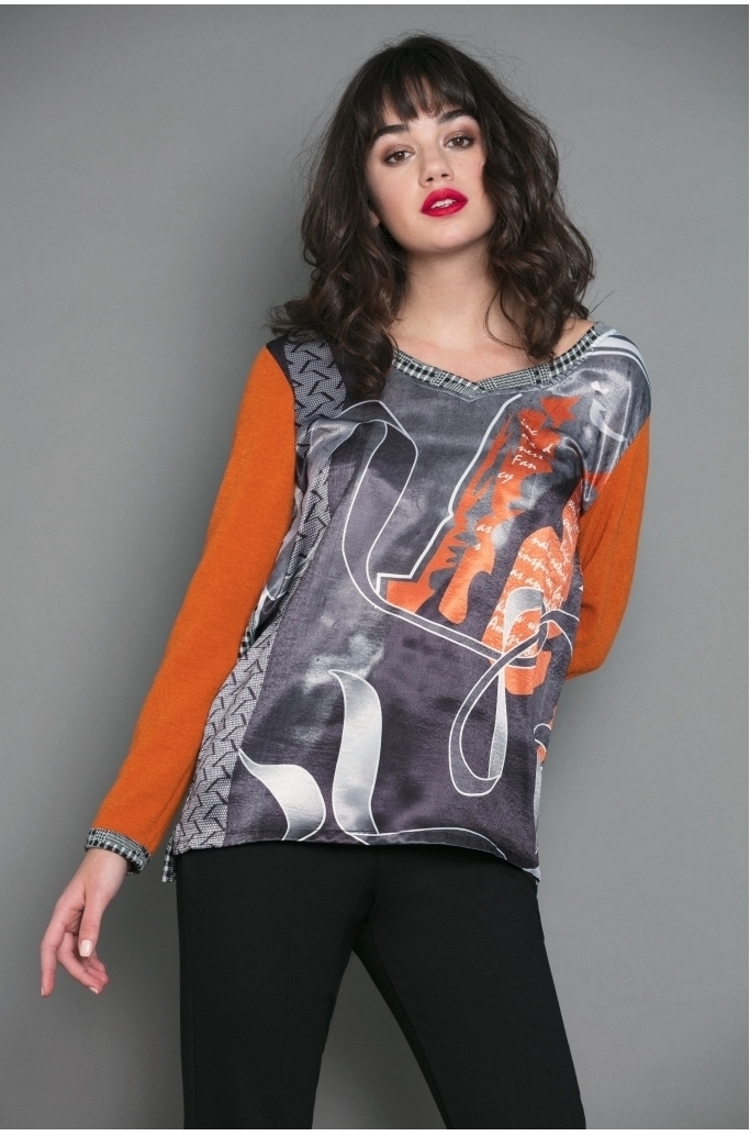 Maloka: Jazz Girl Printed Jacquard Tunic MK_JOLIE