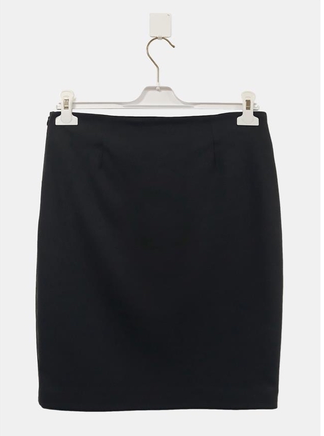 Paul Brial: Baby Red Roses Fitted Zip Skirt