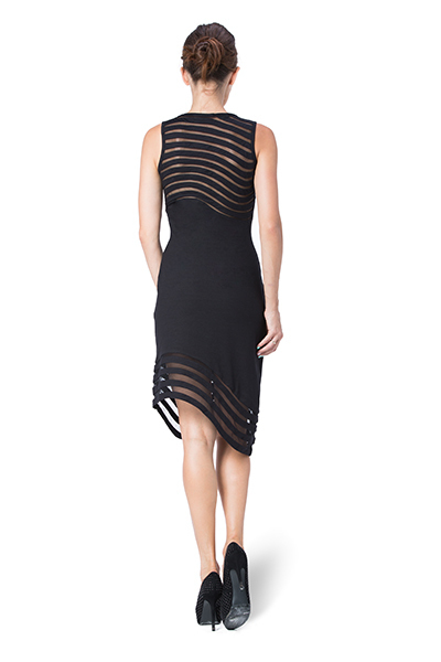 Pygmees Paris: Crystal Curved Dress Akiko