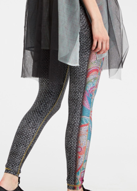 IPNG: Royal Summer Camp Color Contrast Illusion Legging