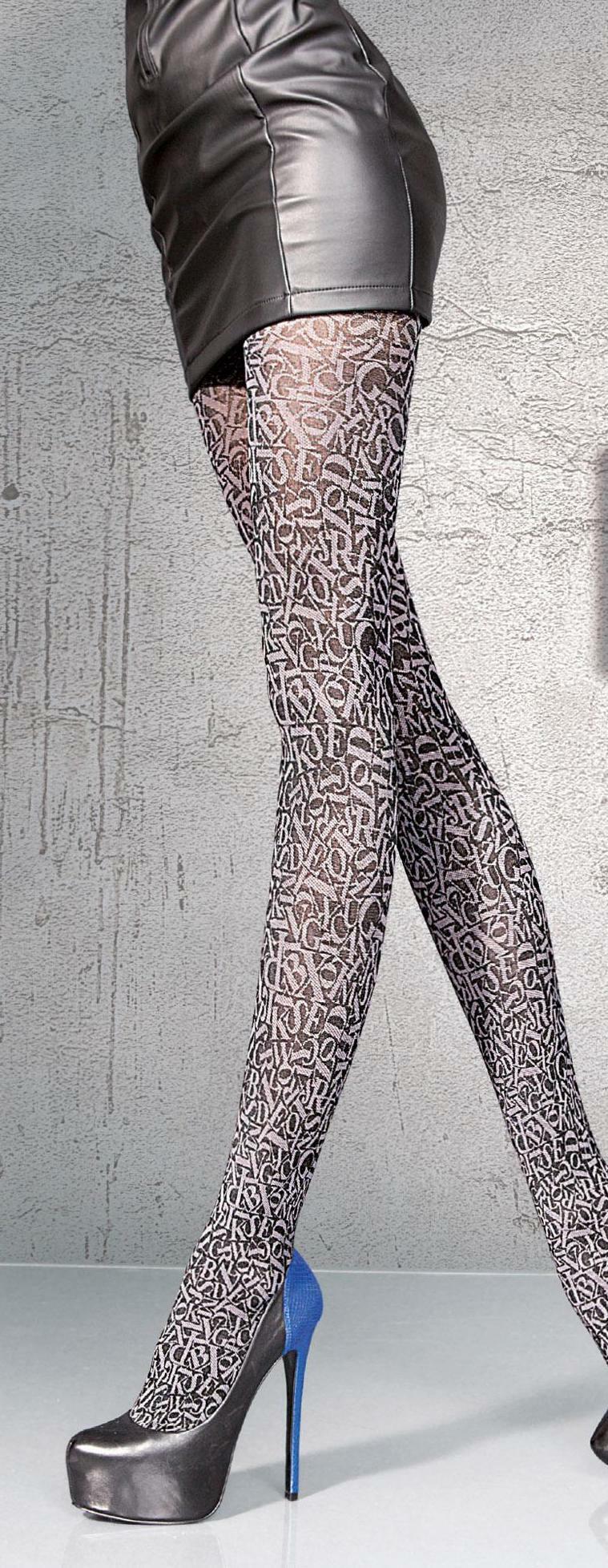 Fiore: Stiletto Thighs Patterned Tights FIO_Danisa