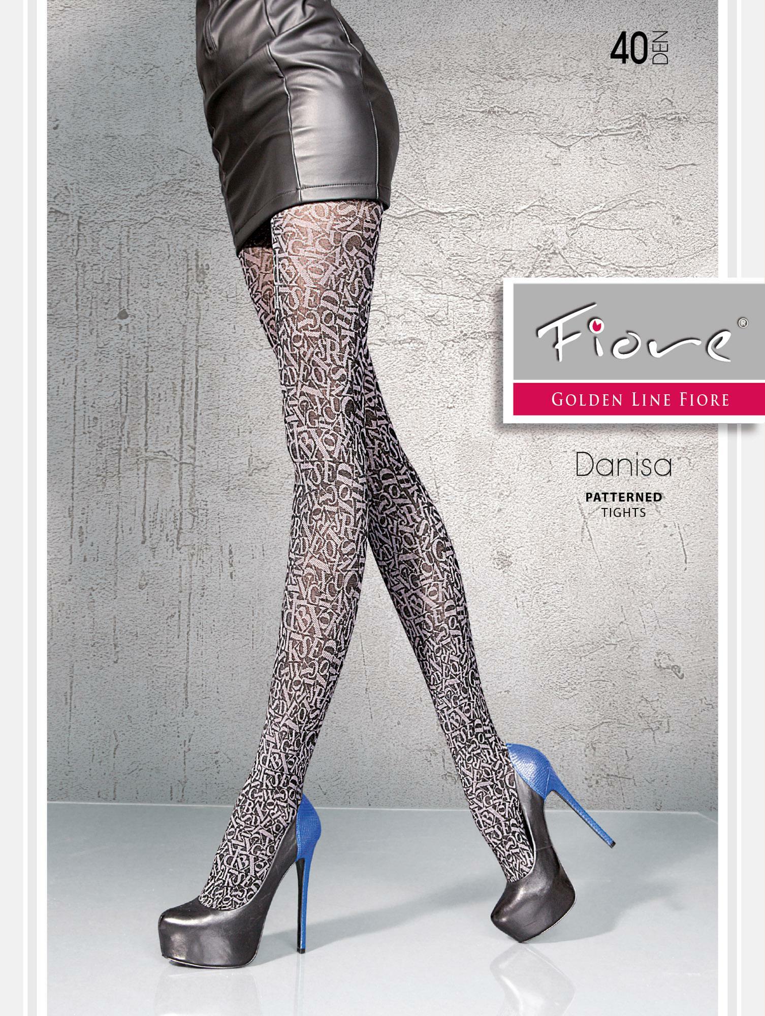 Fiore: Stiletto Thighs Patterned Tights