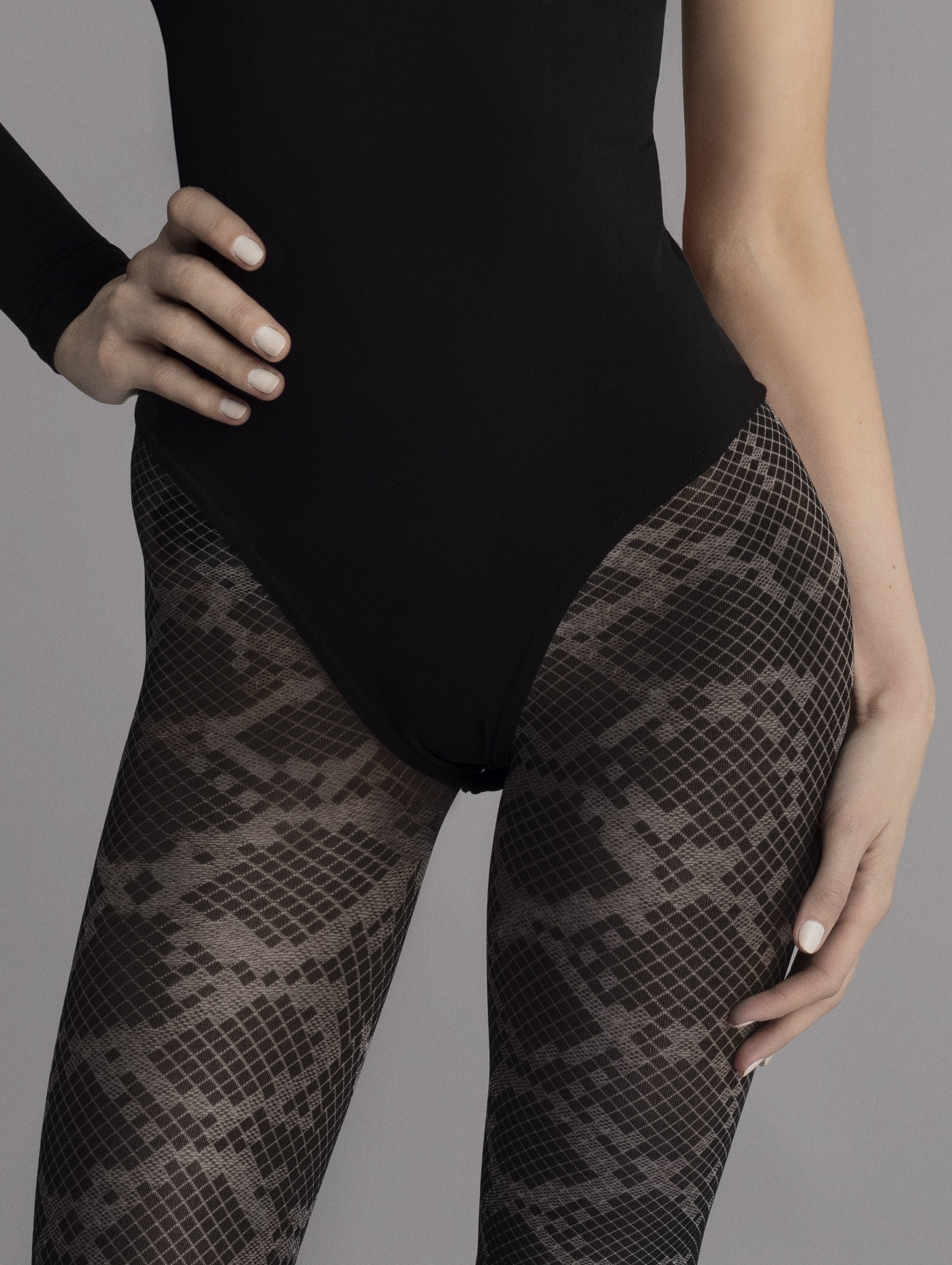 Fiore: Blotched Snake Tights