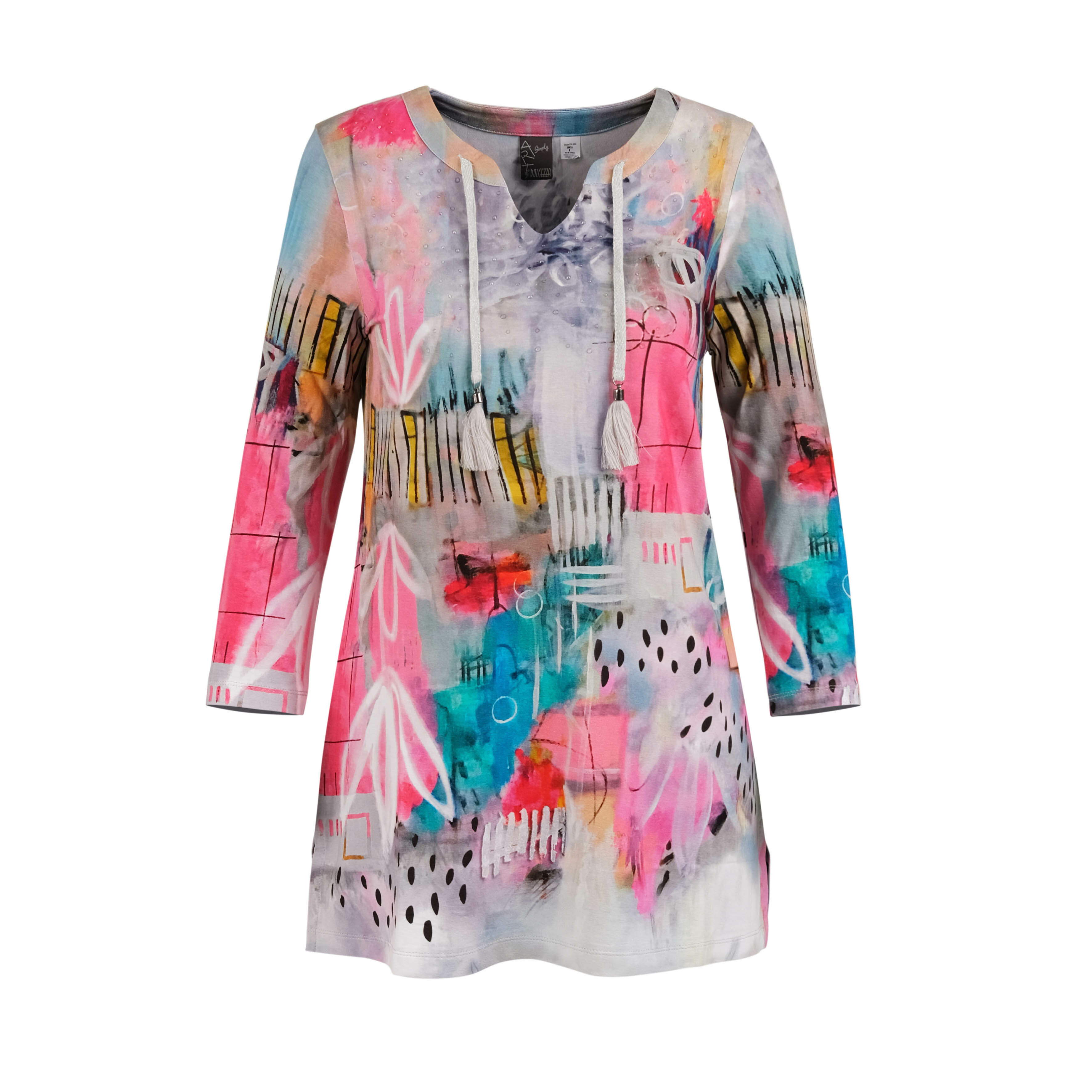 Simply Art Dolcezza: Receive The Best Things In Life Abstract Art Tunic