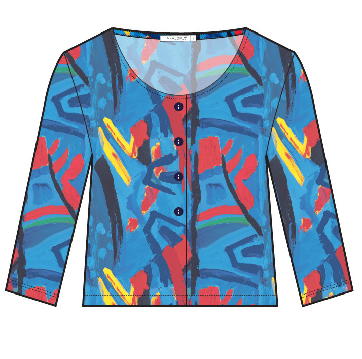 Maloka: Scribbles Of Color Goya Bolero (More Art Patterns!)