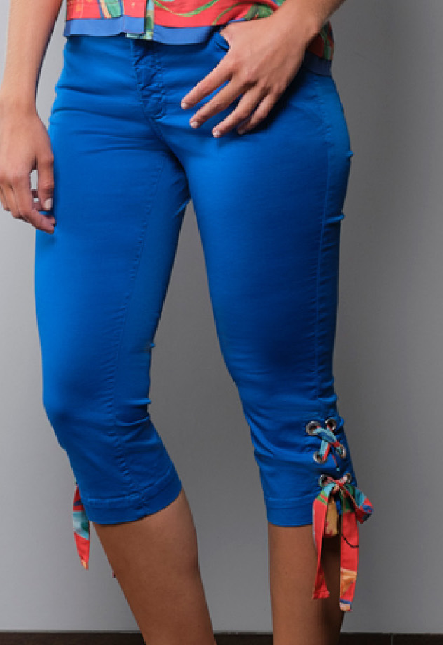 Paul Brial: Uncontrollable Ribbon Stretch Denim Capri Pants (Many Colors!)