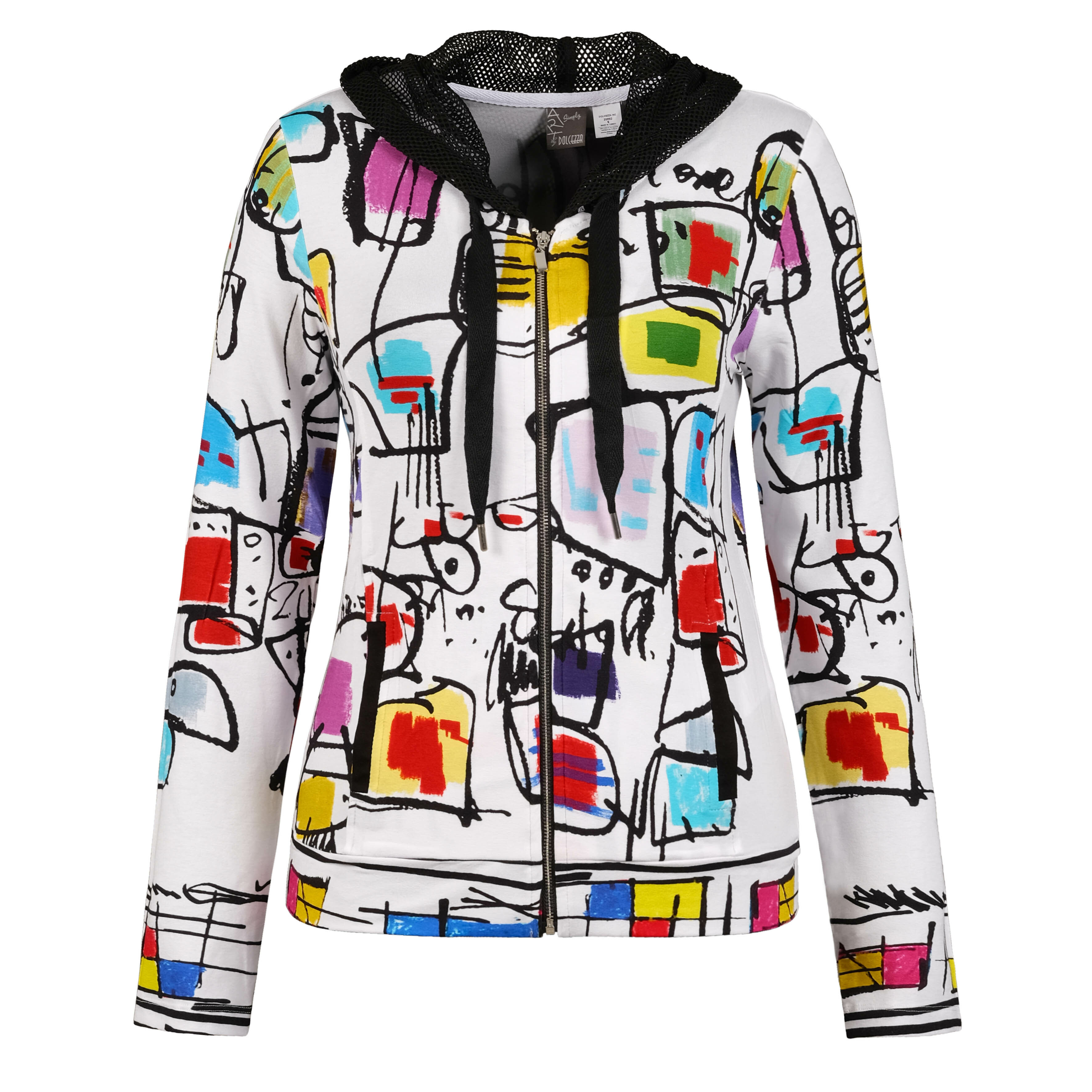Simply Art Dolcezza: Etagere & Miss Eze Printed Hoodie Jacket (2 Left!) Dolcezza_SimplyArt_20692