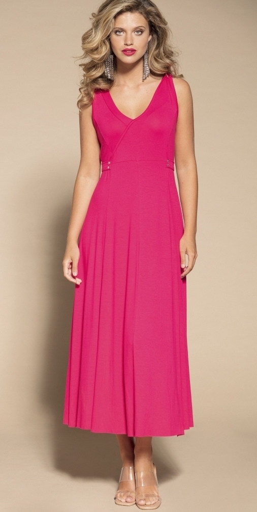 Maloka: Tied Waist Glamorous Maxi Dress (Many Colors!) MK_LYRA