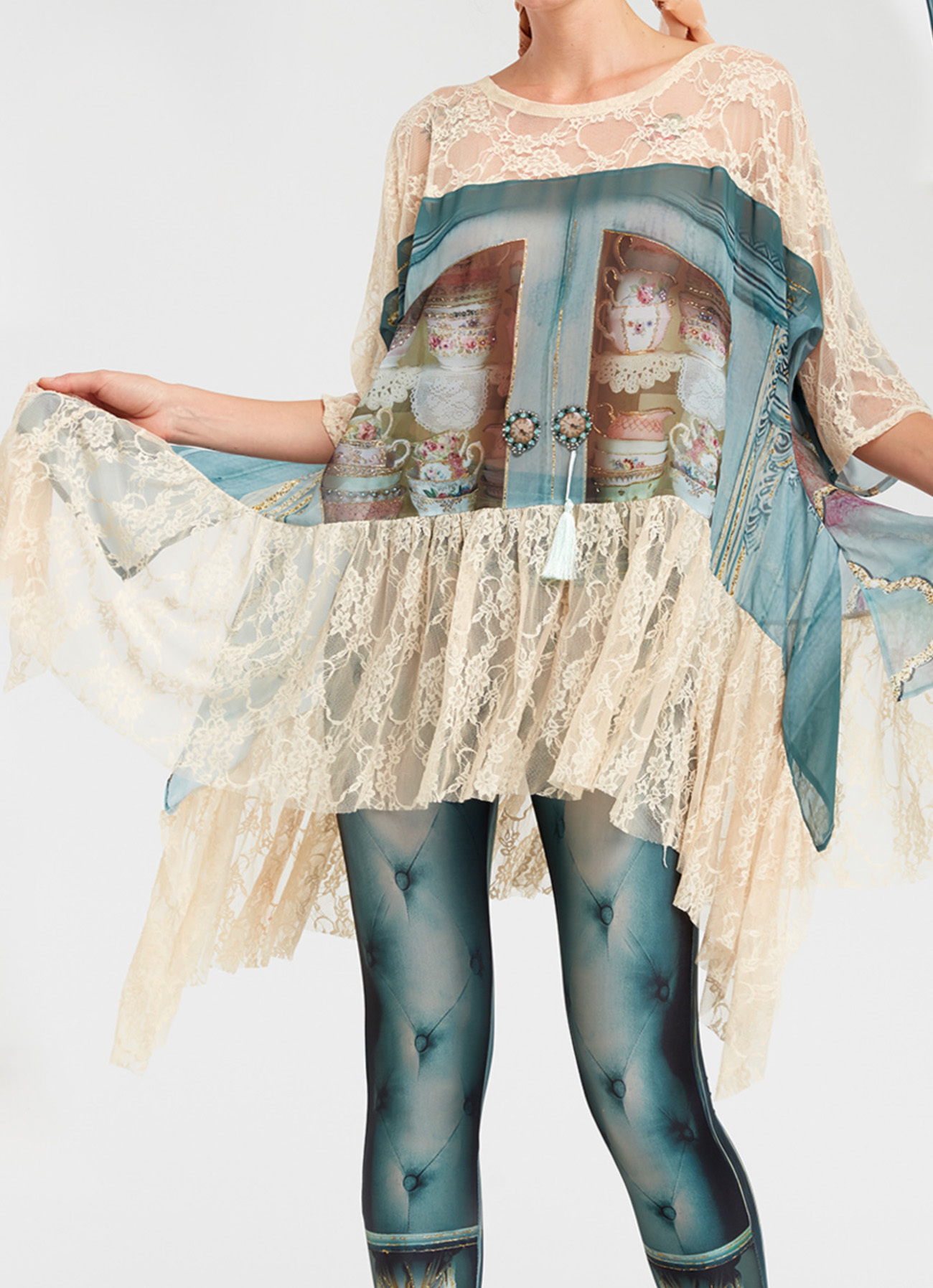 IPNG: Inna Me Royal Rose Cupboard Illusion Tunic IPNG_TIMTU-043