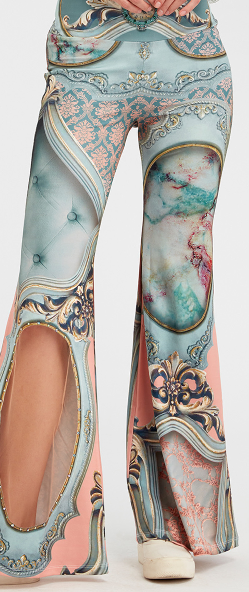 IPNG: Inna Me Royal Rose Cupboard Diamond Illusion Flare Pant