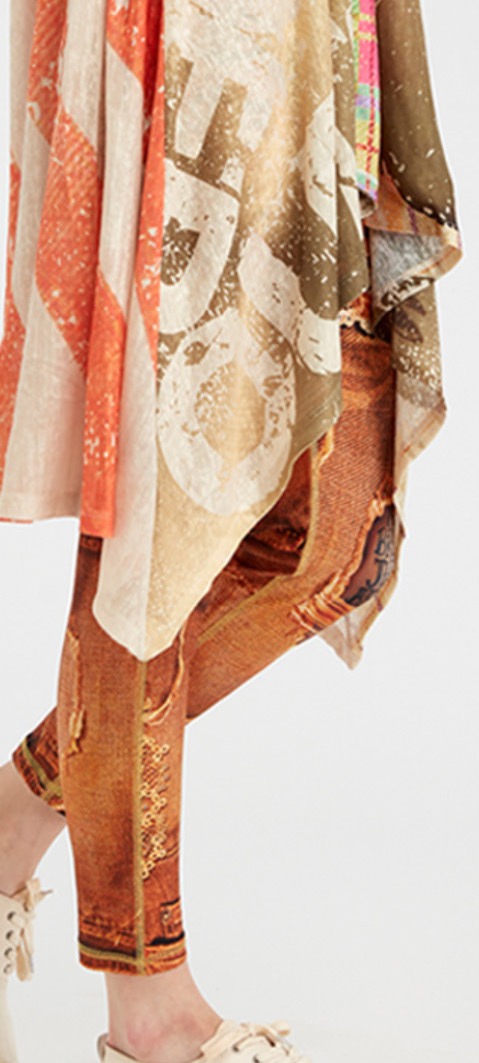 IPNG: Not Broke, Just Bent Denim Fairytale Illusion Leggings (Many Colors, Some Ship Immed!)