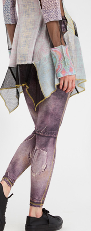 IPNG: Not Broke, Just Bent Denim Fairytale Illusion Leggings (Many Colors, Some Ship Immed!)