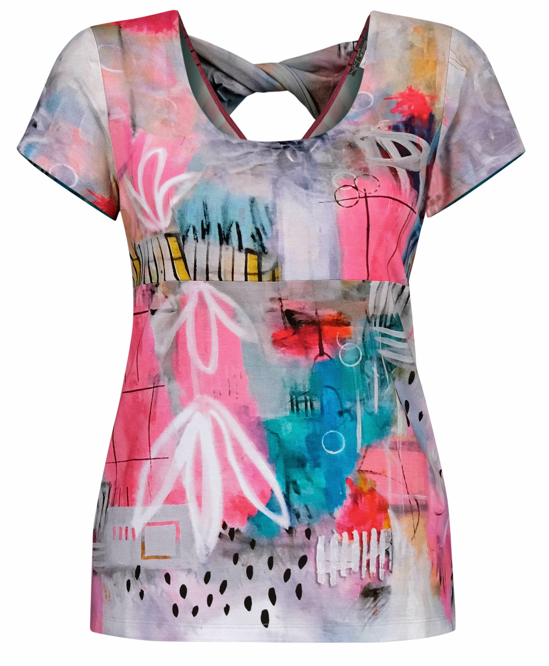 Simply Art Dolcezza: Receive The Best Things In Life Abstract Art Bow Top DOLCEZZA_SIMPLYART_20671