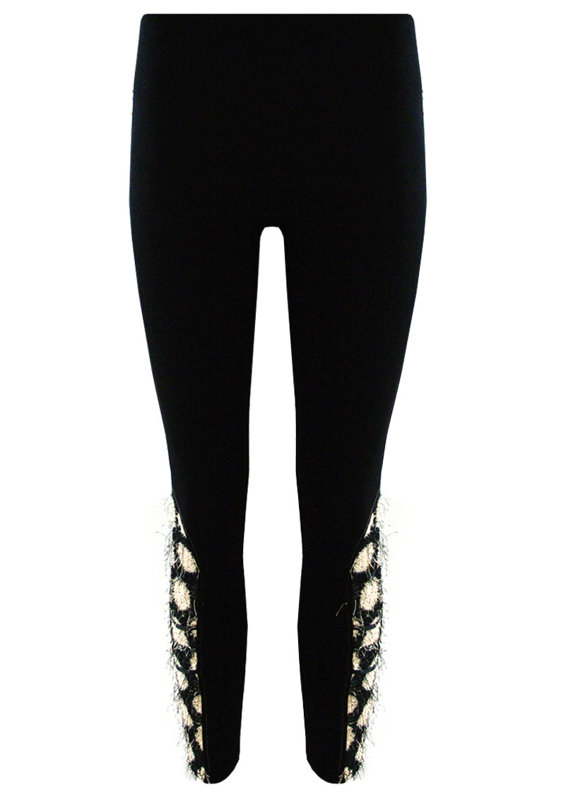 Double Jeu Paris: Peacock Legging (Almost Gone!) DJ_WHITEPEAS_LOCKY