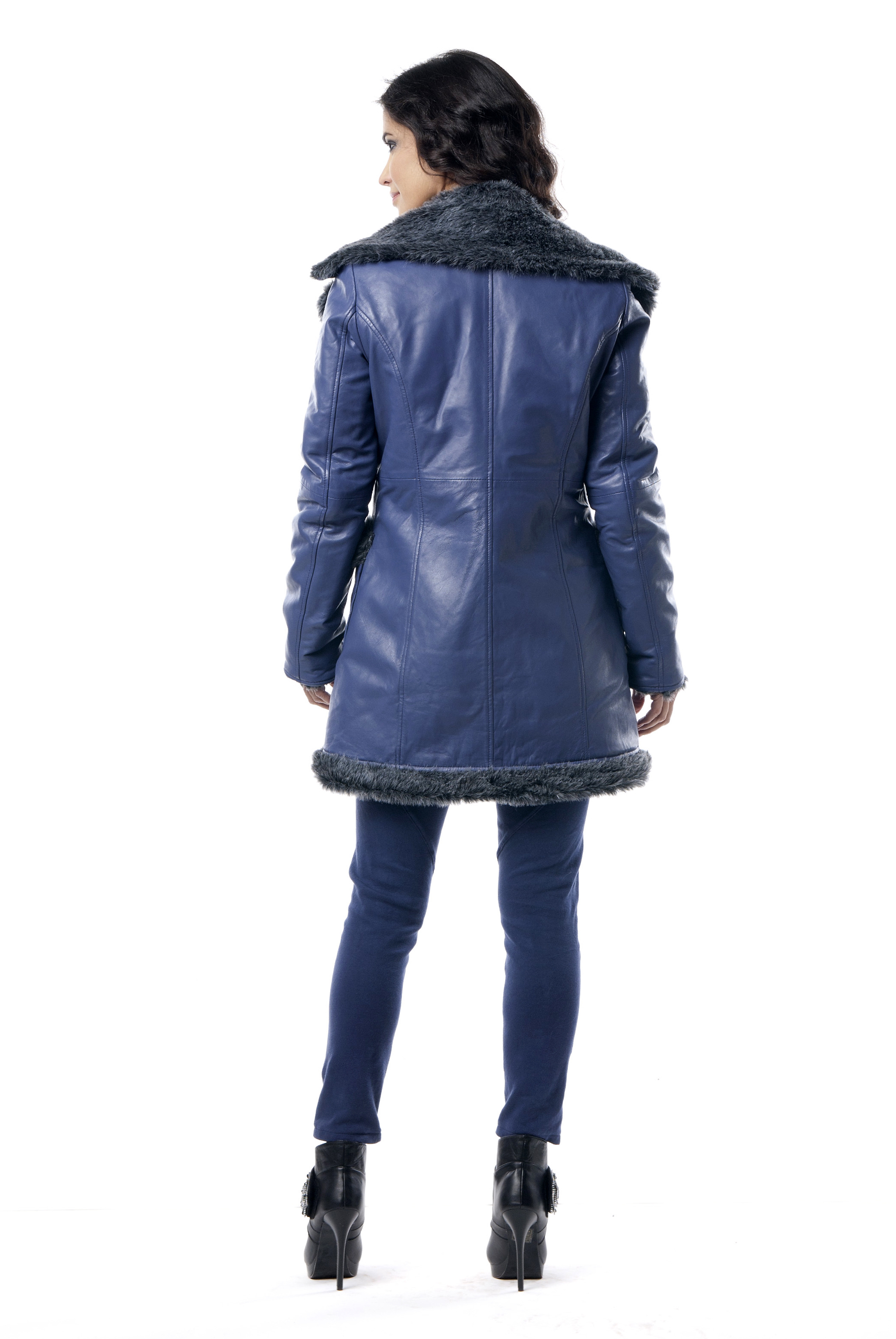 Les Fees Du Vent Couture: Crazy Sexy Real Leather Coat (Almost Gone!)