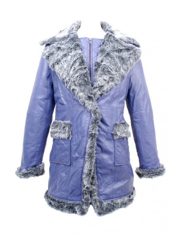 Les Fees Du Vent Couture: Crazy Sexy Real Leather Coat (Almost Gone!)