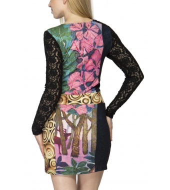 Culito From Spain: Pink Forest and Lace Dress/Tunic (1 Left!)