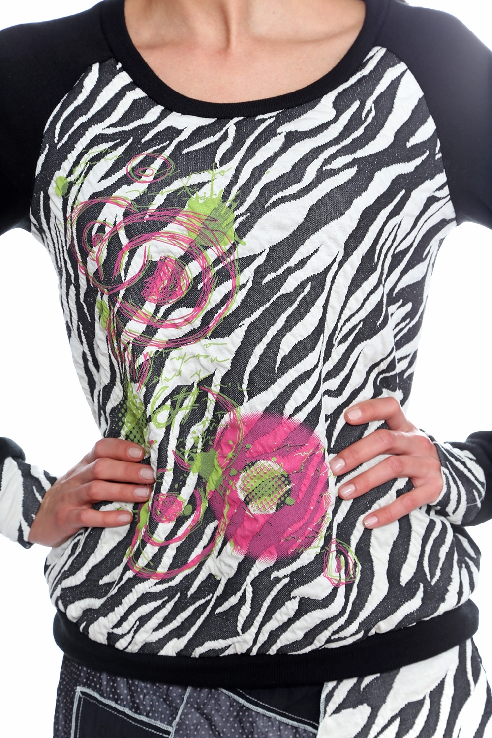 ME Paris: Little Pink Zebra Sweater