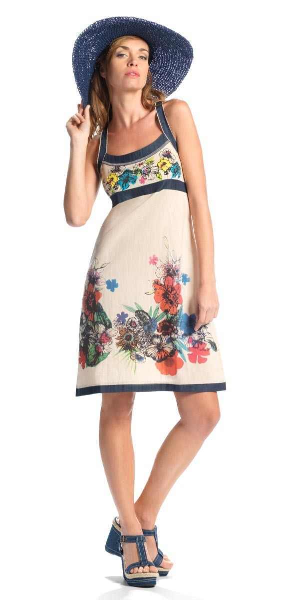 Coline: Creme De La Flowers Sundress (1 Left!) COLINE_RO13911_NATURAL