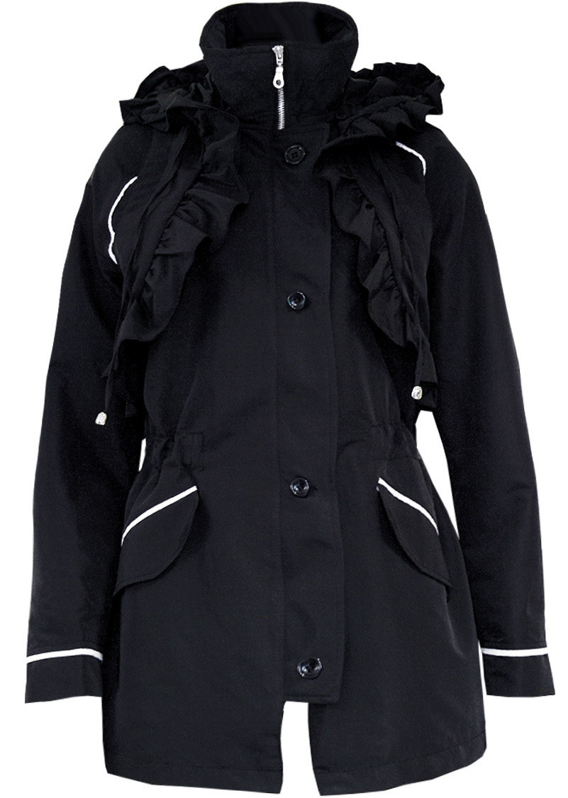 Double Jeu Paris: Magic Parachute Trench Coat (1 Left!) DJ_PARKA_MAGIC_NOIRE_N