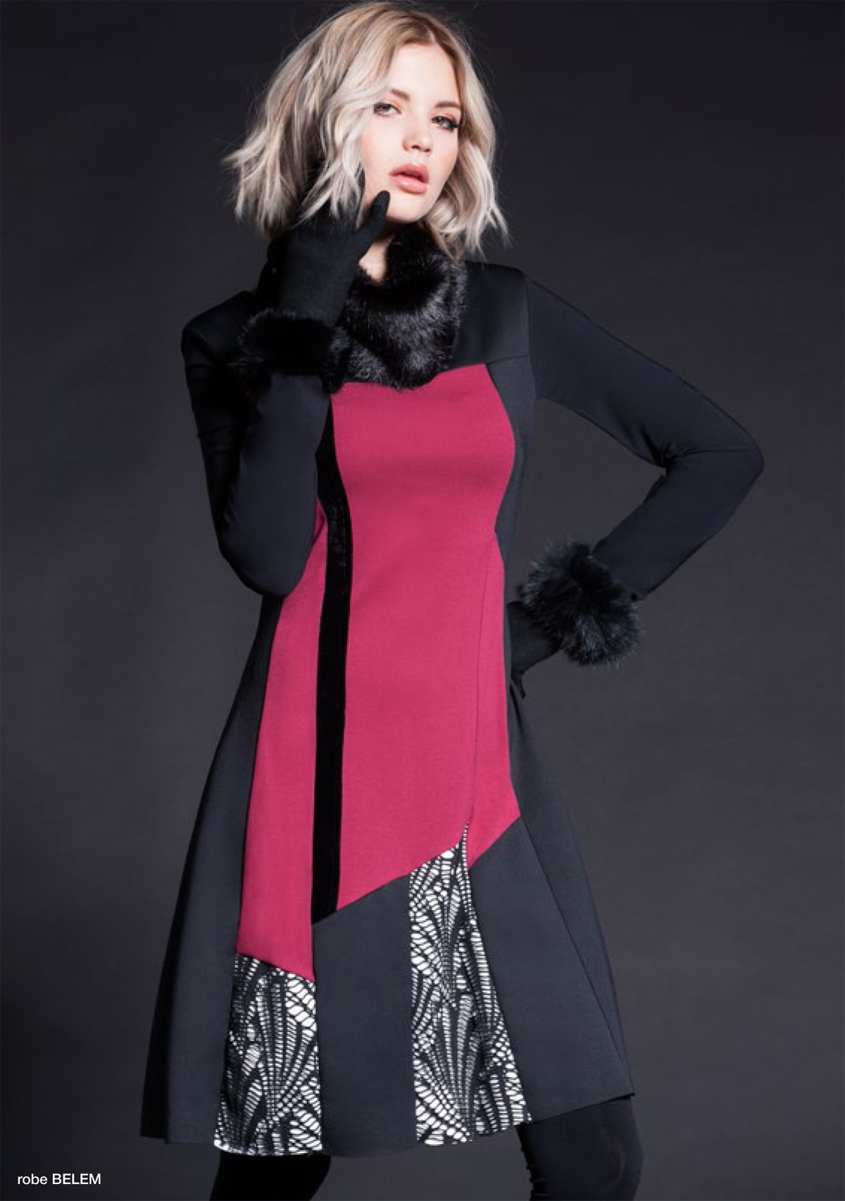 Maloka: Colored Diamond Twist Dress (More Colors!) MK_BRIDGET_N6