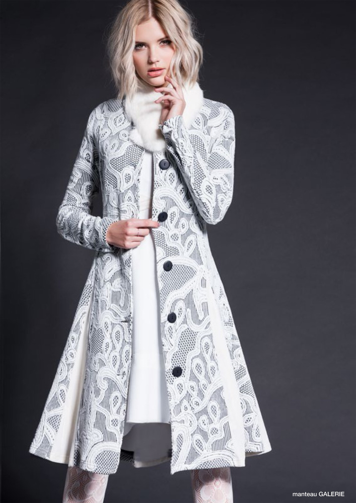 Maloka: White Diamond Jacquard Coat (Few Left, More Colors!) MK_GALERIE_N4