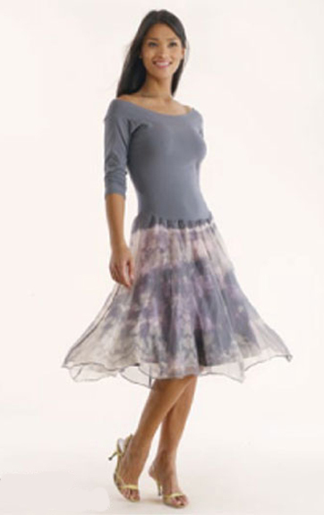 Luna Luz: Enchanting Silk Organza Tied & Dyed Short Dress (Few Colors Left, All Ship Immed!) LL_664D