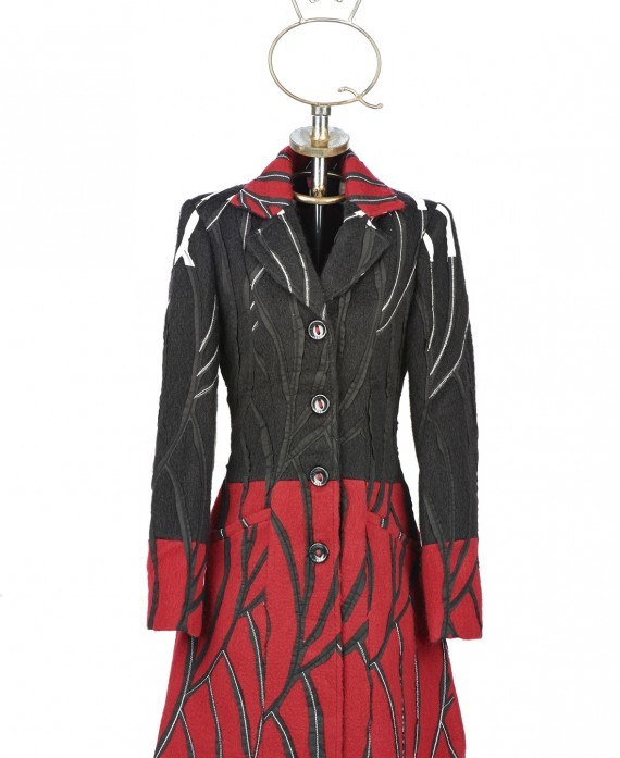 Save The Queen Italy: Wool Rose Garden Giacca Coat (1 Left!) STQ_2068_N1