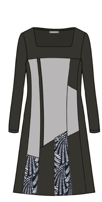 Maloka: Colored Diamond Twist Dress (More Colors!)