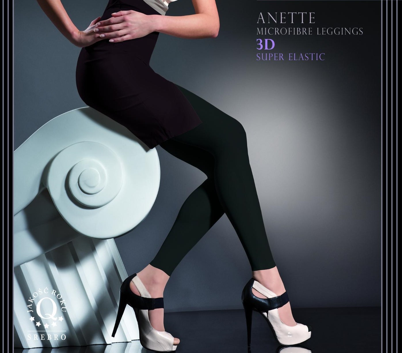 Fiore: Elite Super Opaque Footless Tights (Few Left!) FIO_ANETTE_N