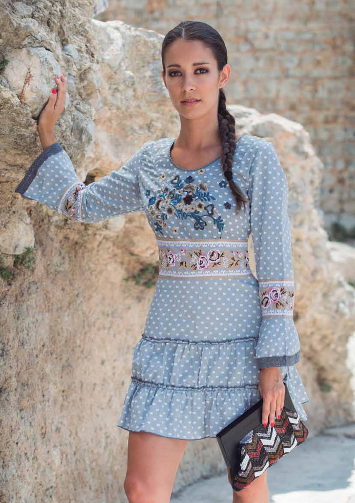 Savage Culture: Lovely Lola Embroidered and Ruffled Sundress SAVAGE_30134