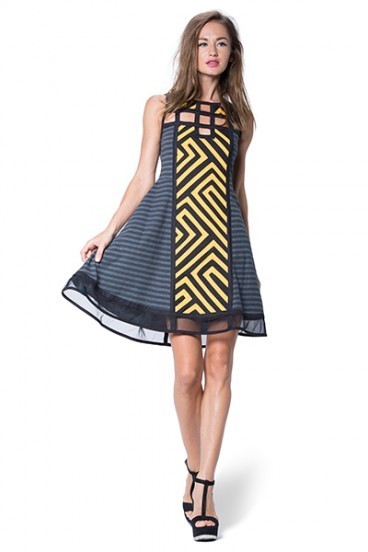 Pygmees Paris: Seductive Maze Sexy Dress SOLD OUT TT1739_N