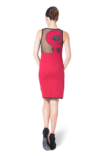 Pygmees Paris: Bring It Back! Color Intrigue Geisha Dress (Only available in: Black Front, Turquoise Back) TT1719_S_N