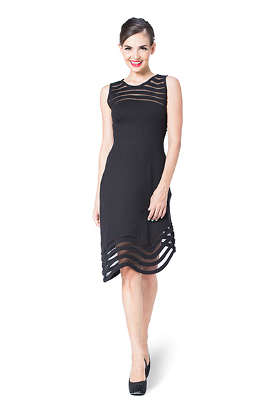 Pygmees Paris: Crystal Curved Dress Akiko TT1732_N