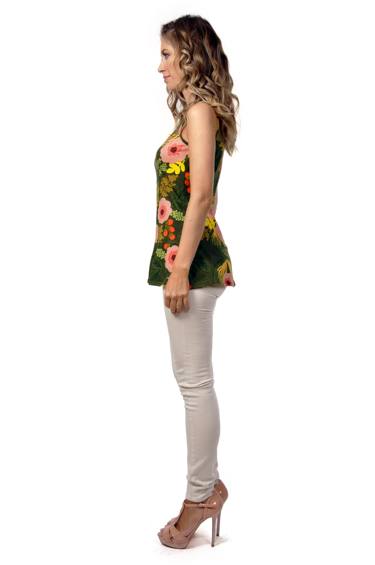 Savage Culture: Pink Hibiscus In The Rainforest Tunic Irania