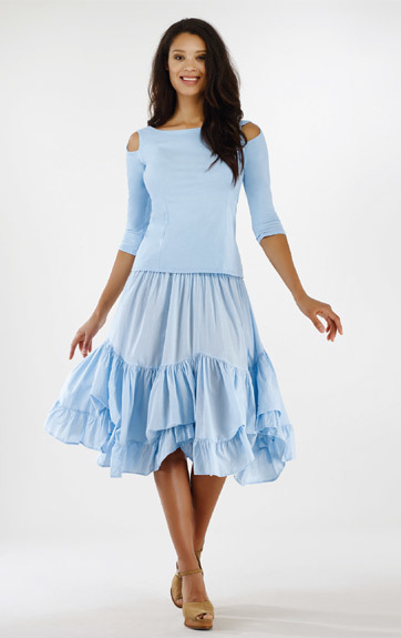 Luna Luz: Open Sleeve Top (Ships Immed, 2 Left!) LL_044