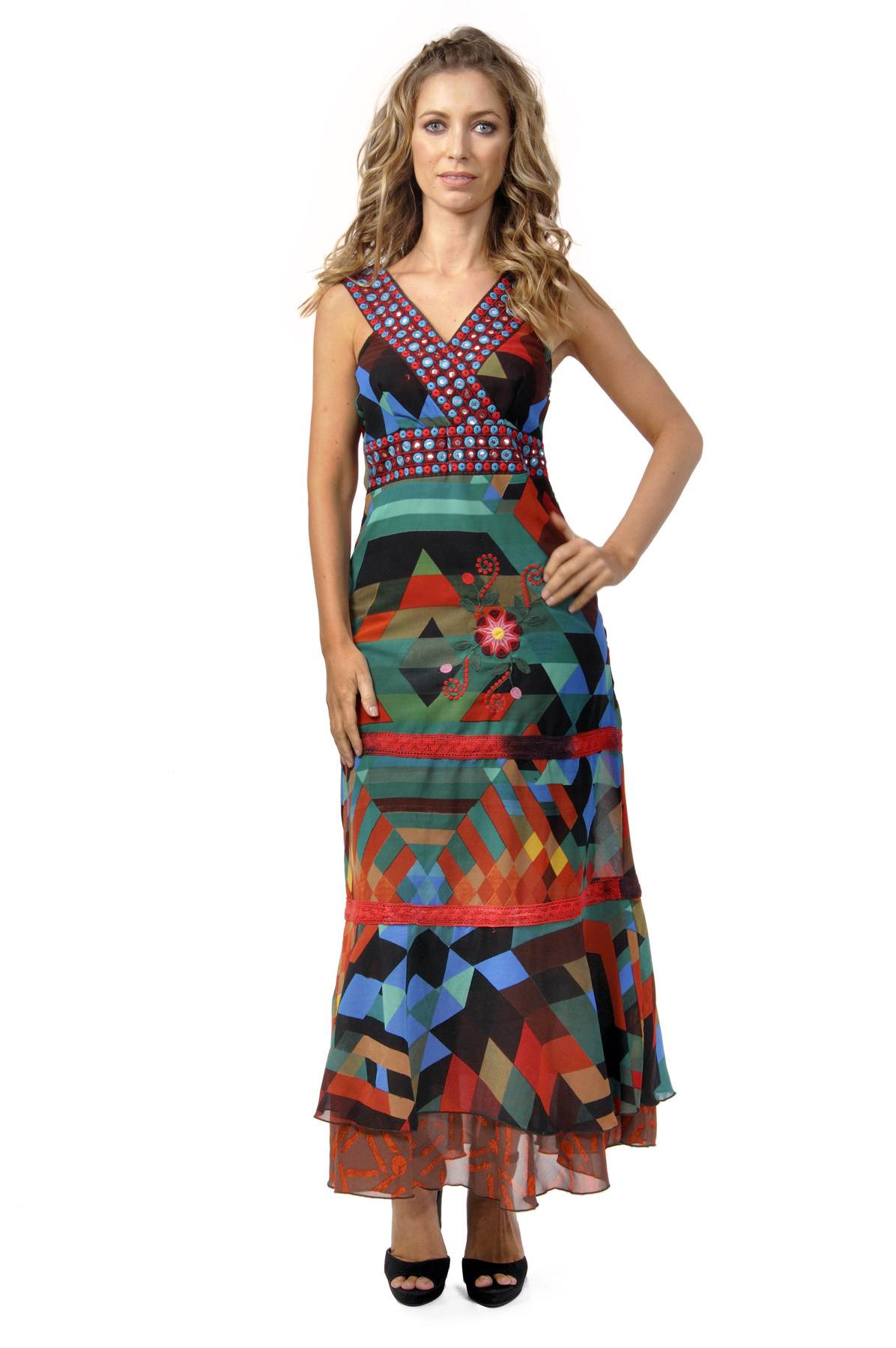 Savage Culture: Seductive Colors Silvia Maxi Dress SAVAGE_30124_N