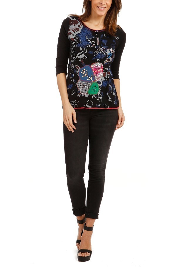 S'Quise Paris: Wildflower Patchwork & Color Block Hem Tunic (More Colors!)
