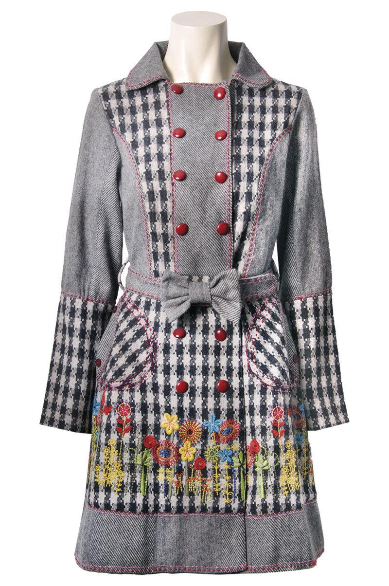 Savage Culture: Lovely Wool Bow Coat Anita (1 Left!)
