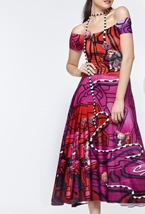 IPNG: Alice In Pink Wonderland Off-The-Shoulder Dress (Ships Immed, 1 Left!)