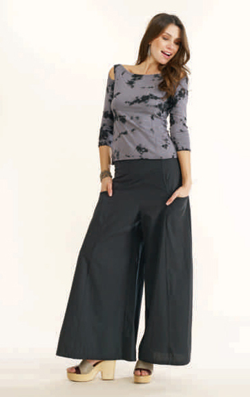 Luna Luz: Wide Leg Dyed Pocket Pant (1 Left in Blush, Ships Immed!)